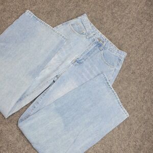 Rumwe Jeans Womens XS 2 Distressed Streetwear Grunge  Wide Leg Y2K Grunge Fairy